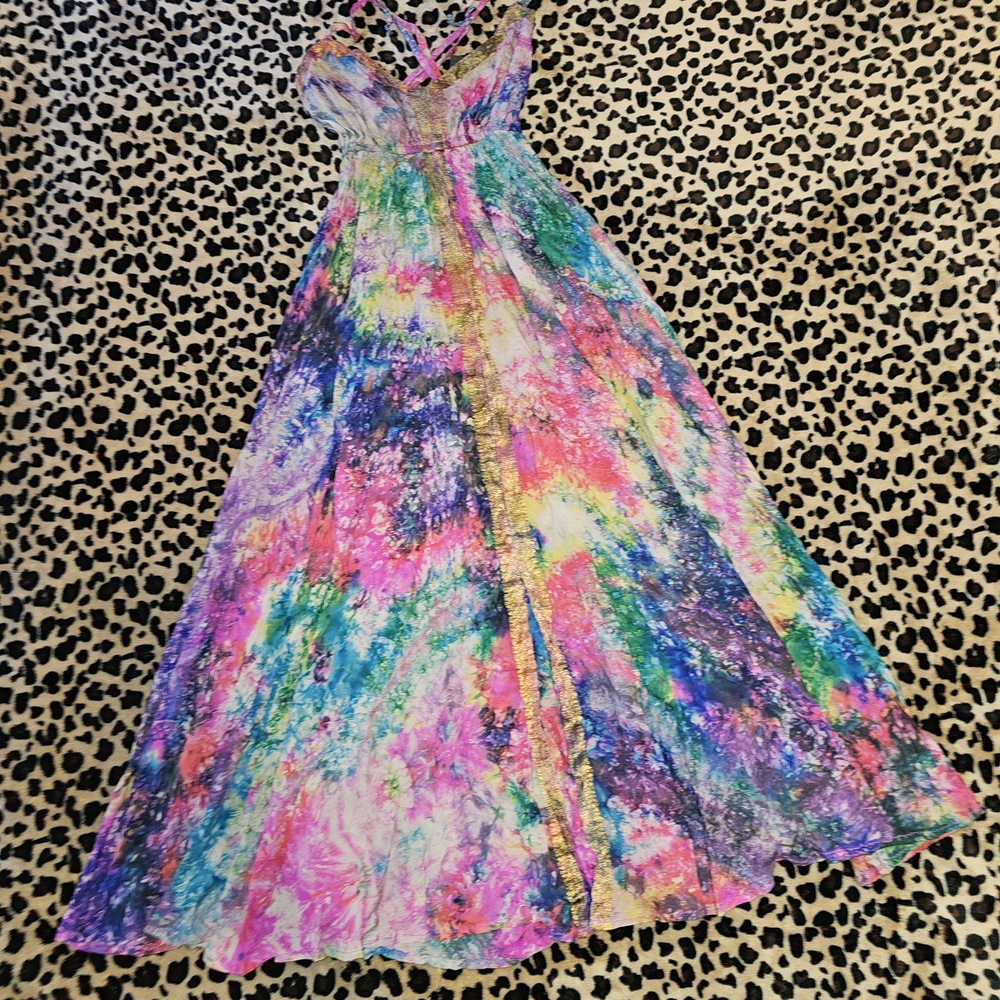 Vintage Silk Dress ♡ Made In India
